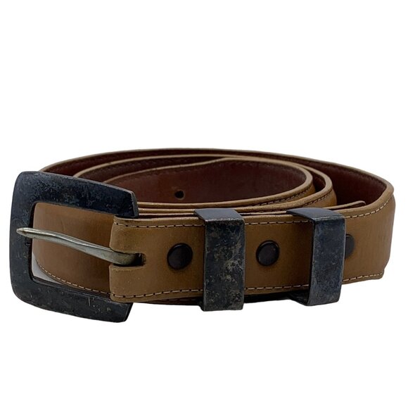 Douglas Magnus Santa Fe Sterling Silver 4 Pc 925 Buckle Set + IAI Belt Vintage - Picture 1 of 9